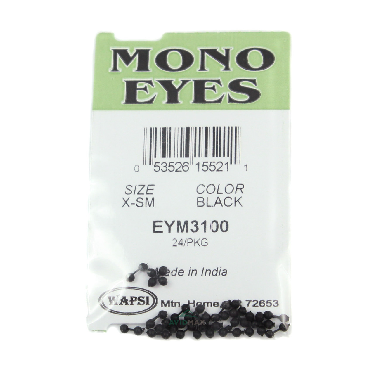 Wapsi Mono Eyes XS (1mm) Black