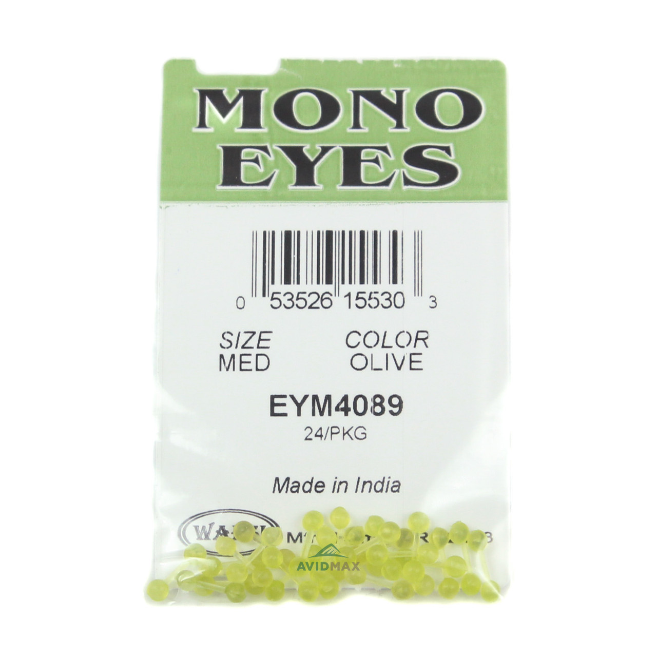 Wapsi Mono Eyes Medium (2mm) Olive