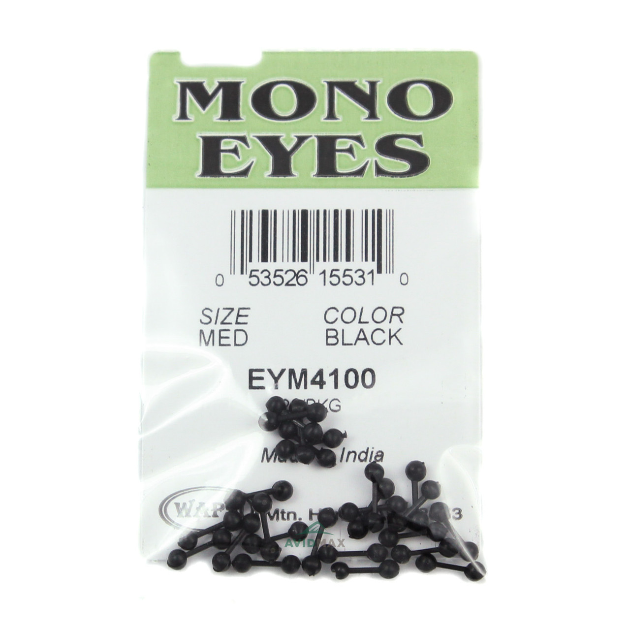 Wapsi Mono Eyes Medium (2mm) Black