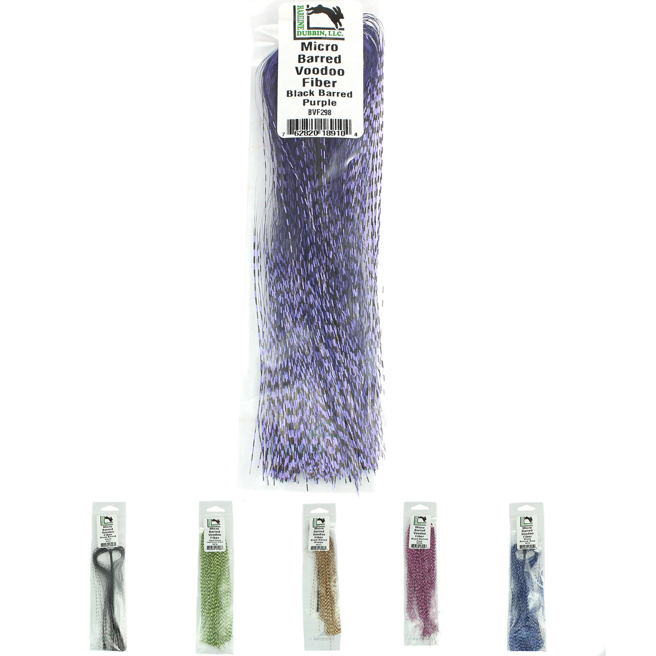 Hareline Micro Barred Voodoo Fibers