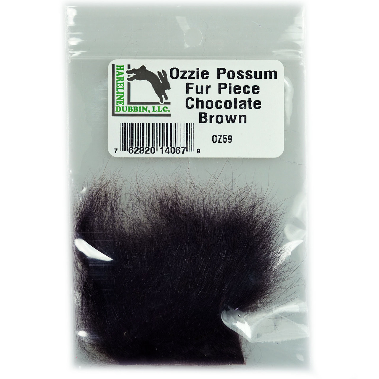 Hareline Ozzie Possum Fur Chocolate Brown