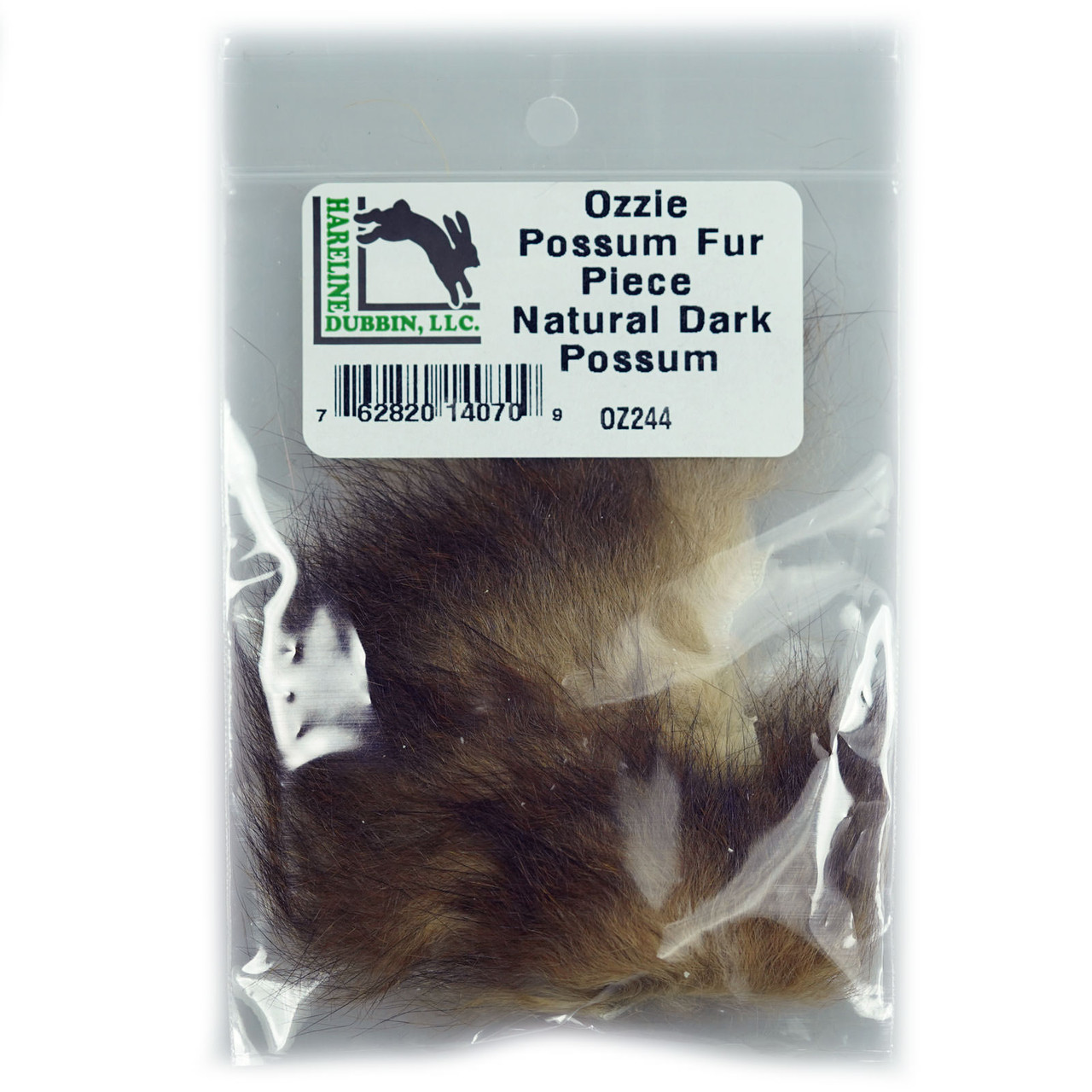 Hareline Ozzie Possum Fur Natural Dark Possum