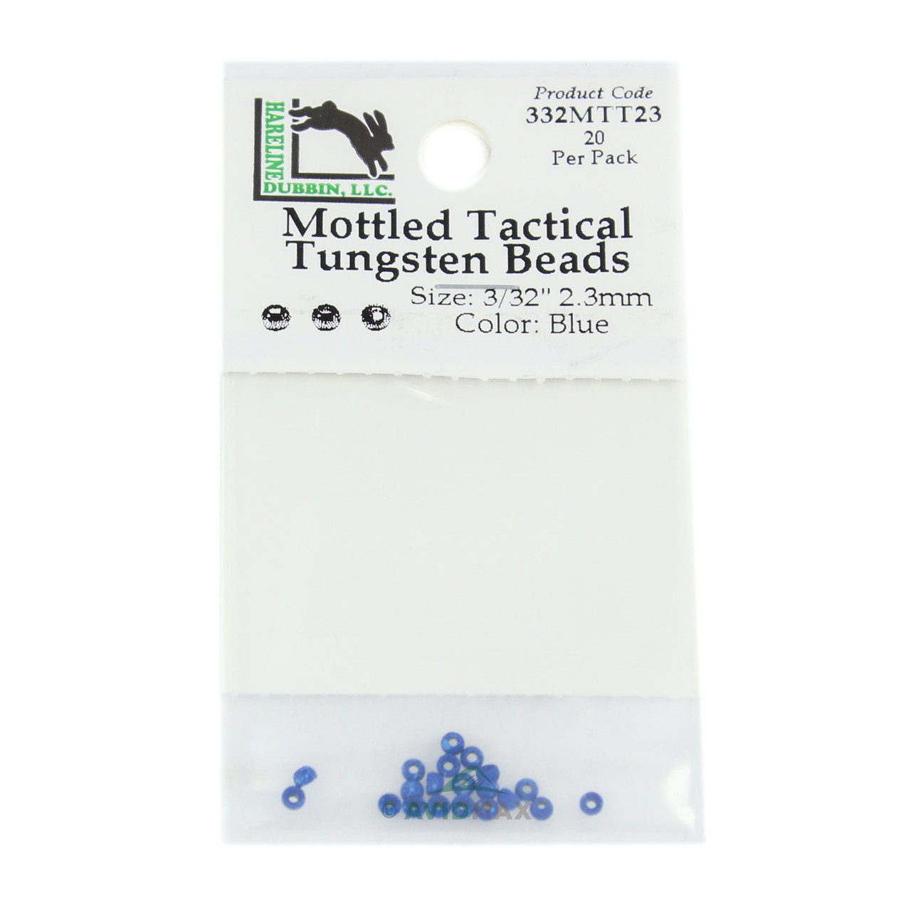 Hareline Mottled Tactical Tungsten Beads (20 pk)
