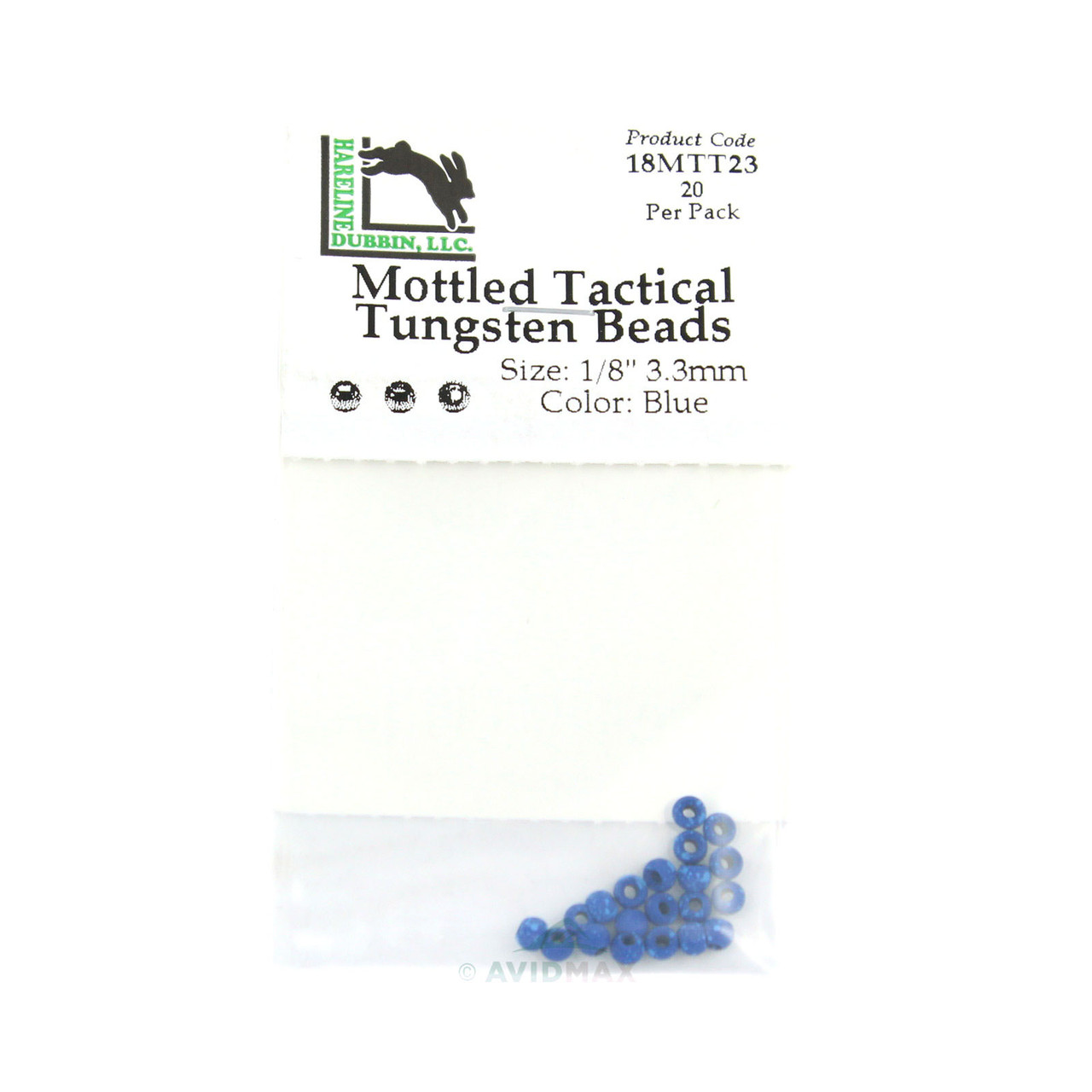 Hareline Mottled Tactical Tungsten Beads (20 pk)