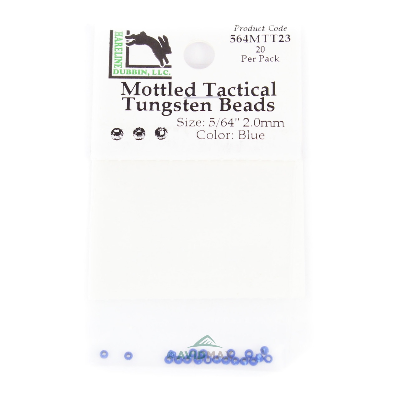 Hareline Mottled Tactical Tungsten Beads (20 pk)