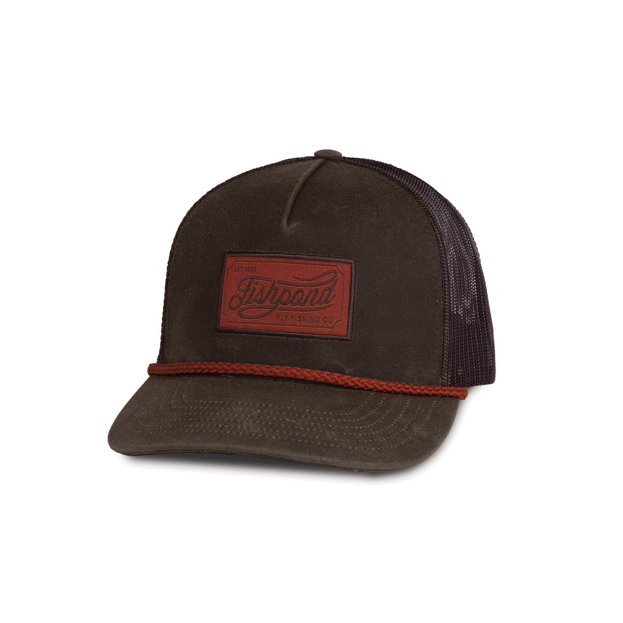Fishpond Heritage Trucker Hat Peat Moss
