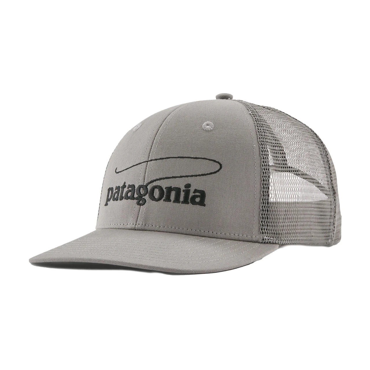 Patagonia Take a Stand Trucker Hat - Casting Logo: Forever Grey