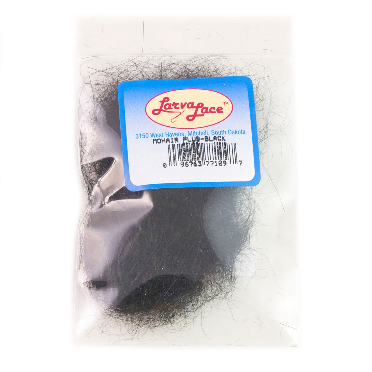 Larva Lace Mohair+ Dubbing Black
