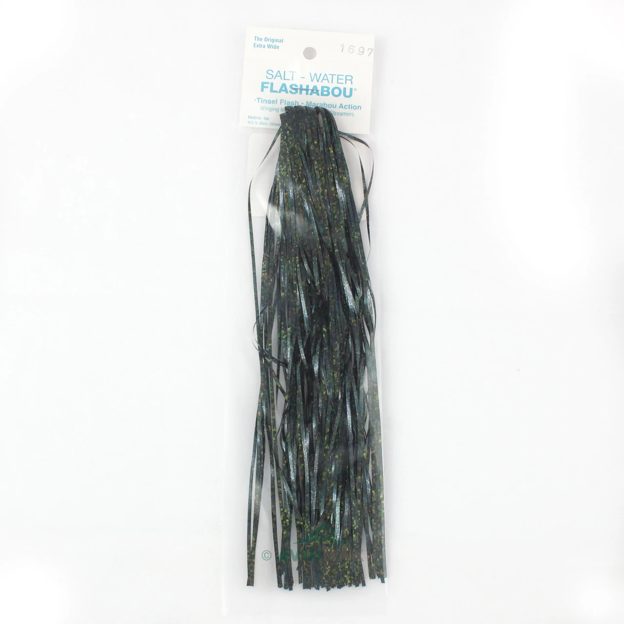 Wapsi Saltwater Holographic Flashabou Black