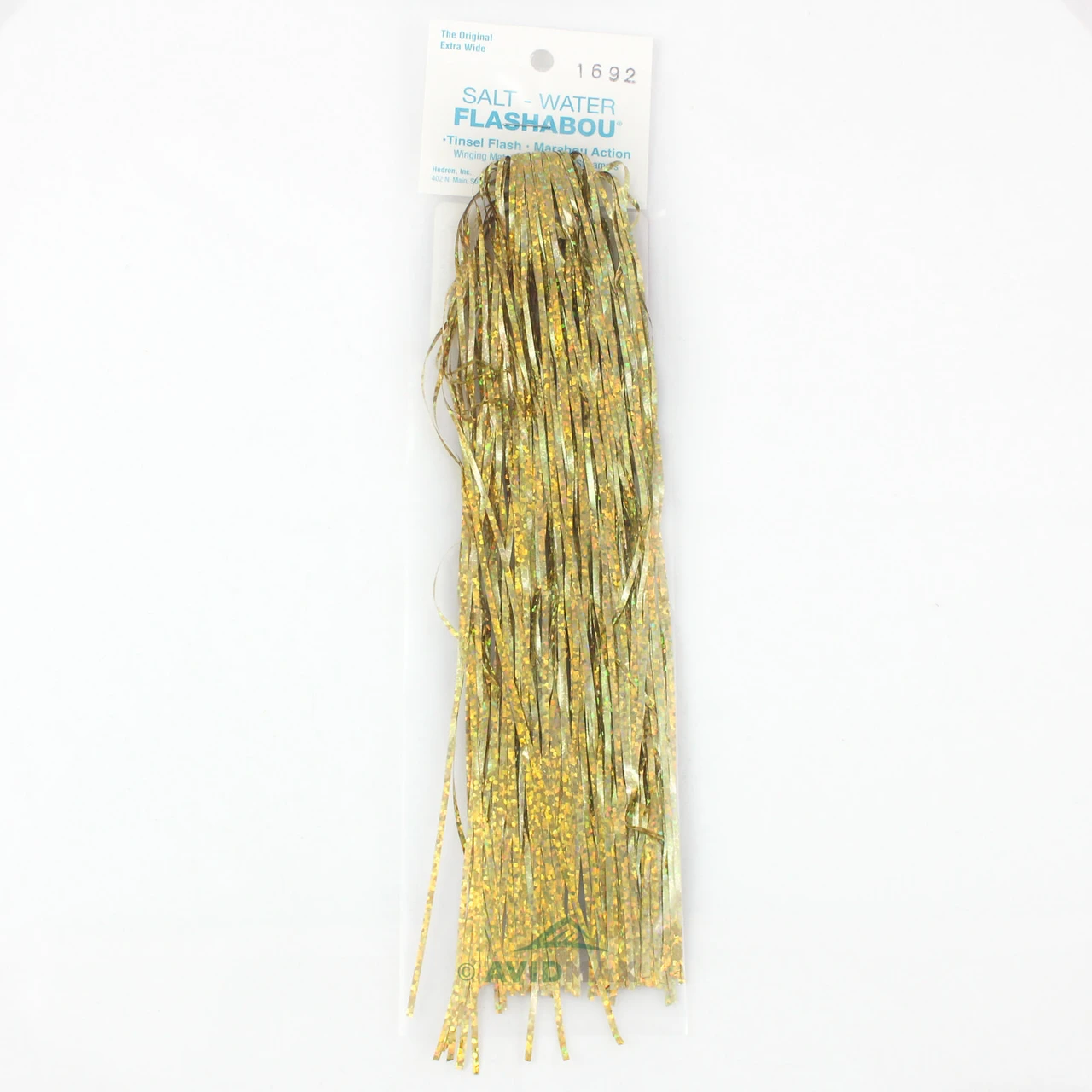 Wapsi Saltwater Holographic Flashabou Gold