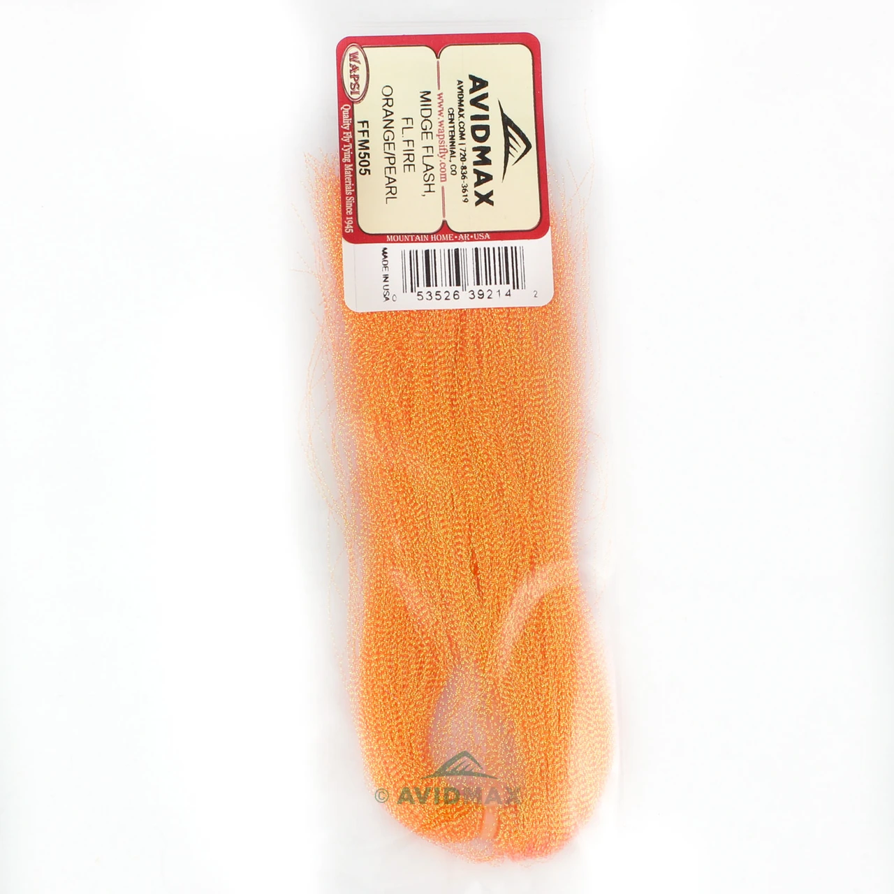 Wapsi Midge Flash Fluorescent Fire Orange/Pearl