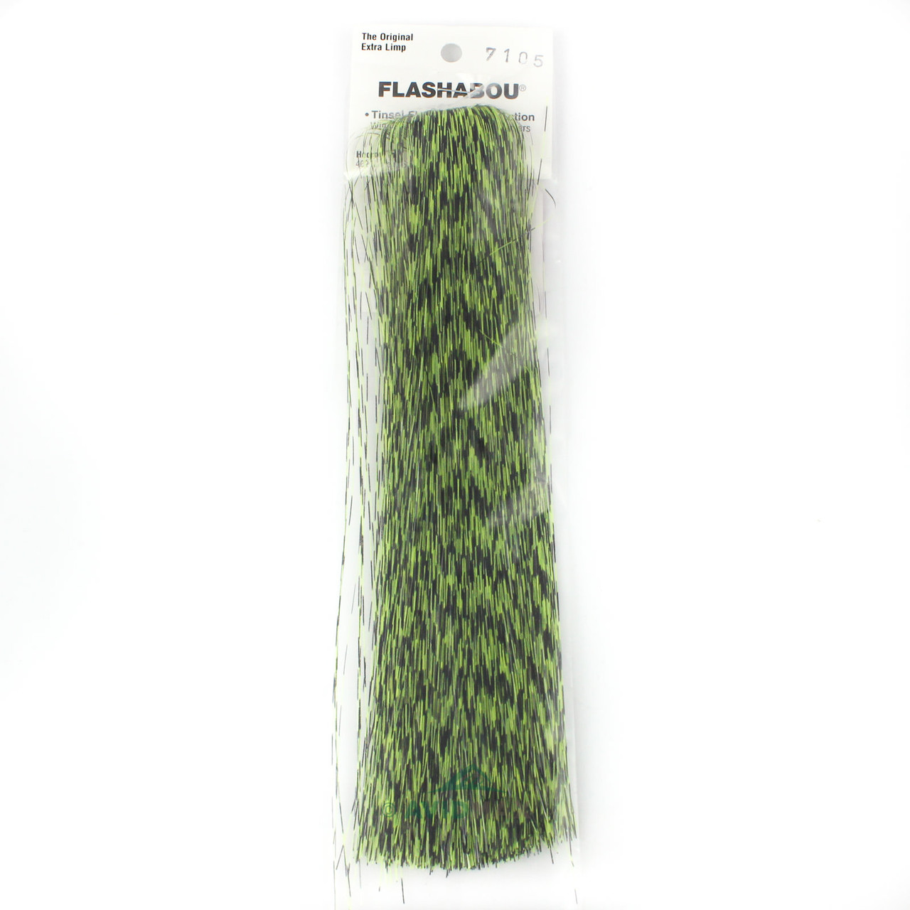 Wapsi Barred Flashabou Clear Black Fluorescent Yellow/Black