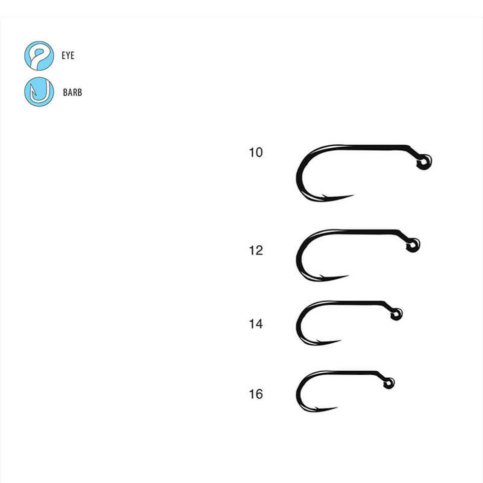 Gamakatsu J20 Jig Nymph Hook 20 pk