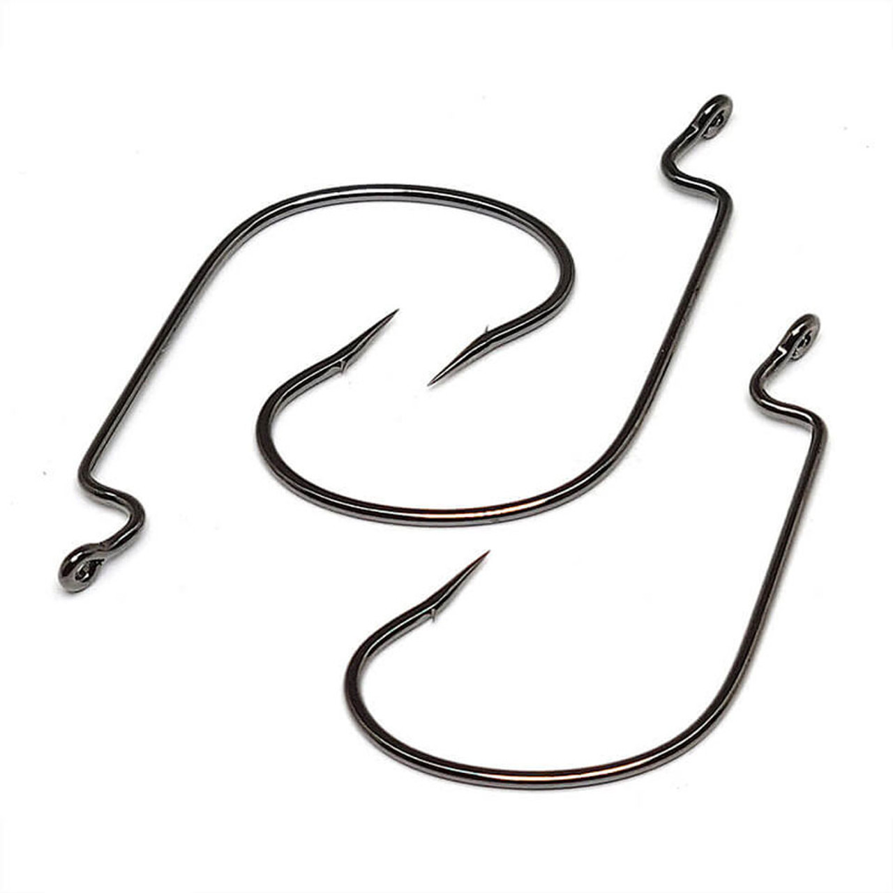 Gamakatsu Worm G-Lock NS Black Hook Offset Shank Fishing Hooks Gamakatsu Worm G-Lock NS Black Hook Offset Shank Fishing Hooks