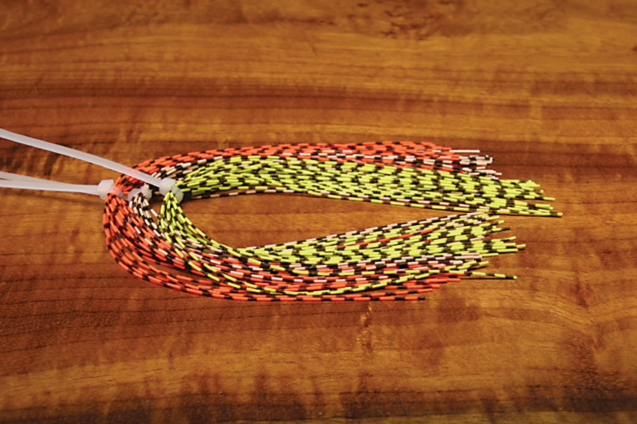 Hareline Grizzly Medium Barred Rubber Legs - view 1