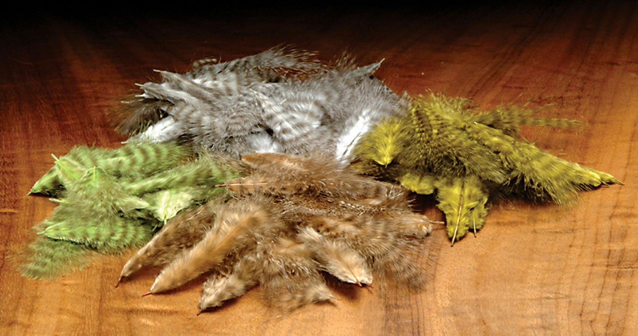 Hareline Natural Grizzly Mini Marabou - view 3