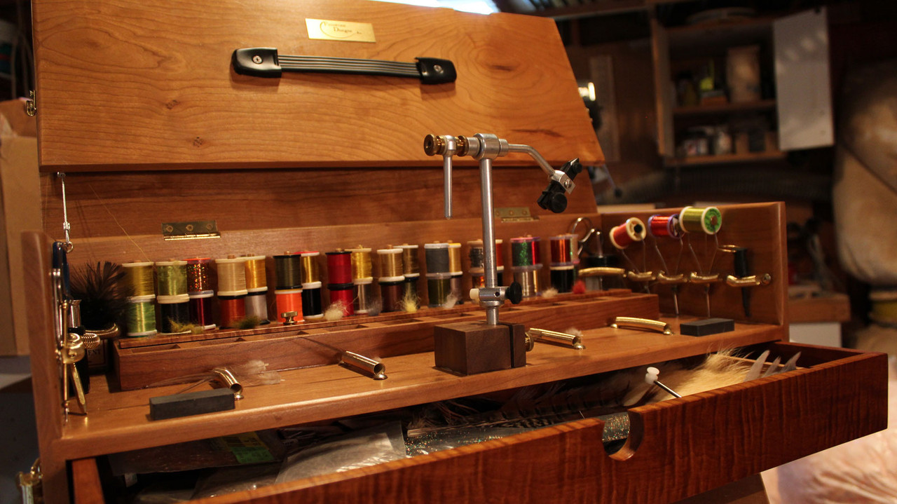 Freestone Designs The-Go-Box Portable Fly Tying Bench Workstation