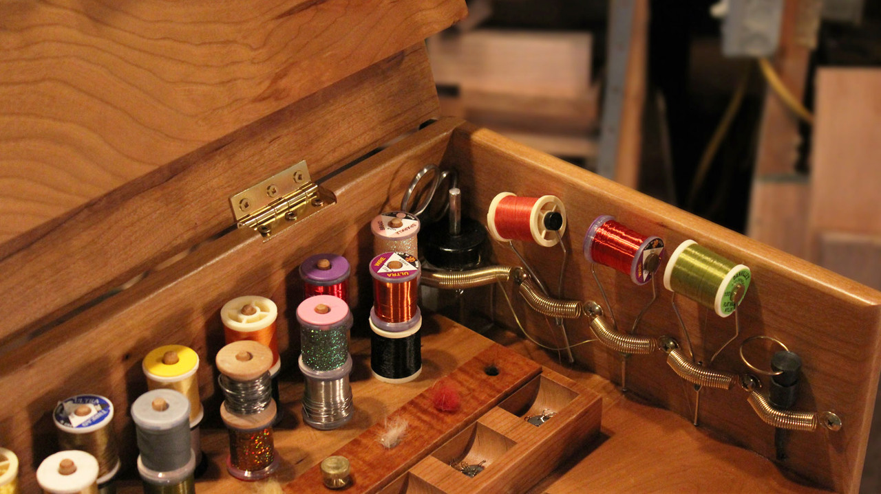 Freestone Designs The-Go-Box Portable Fly Tying Bench Workstation