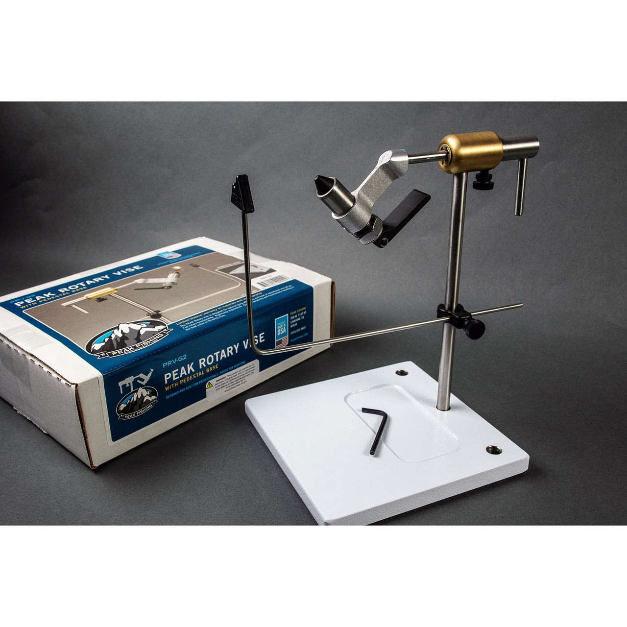 ルアー・フライ PEAK ROTARY VISE PEAK Rotary Vise for Fly Tying | JS Fly Supplies