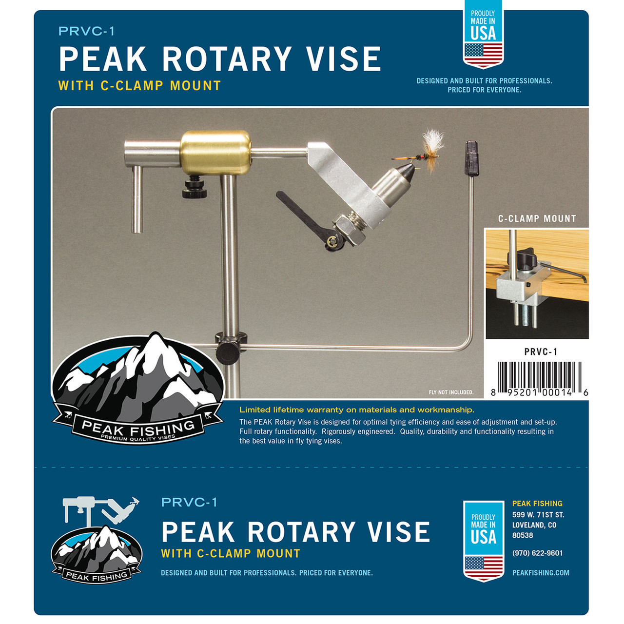 ルアー・フライ PEAK ROTARY VISE PEAK Rotary Vise - AvidMax