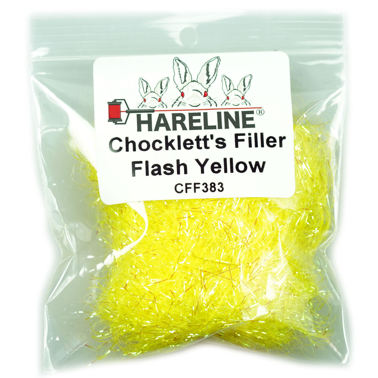 Hareline Chockletts Filler Flash Yellow