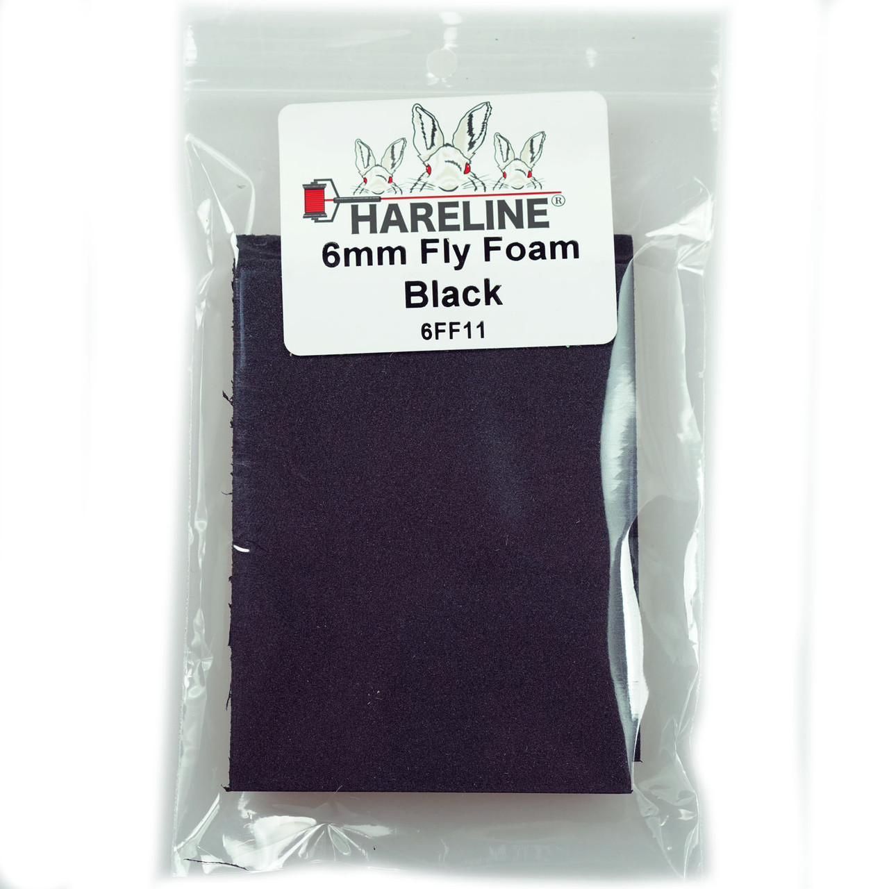 Hareline 6 mm Fly Foam Black