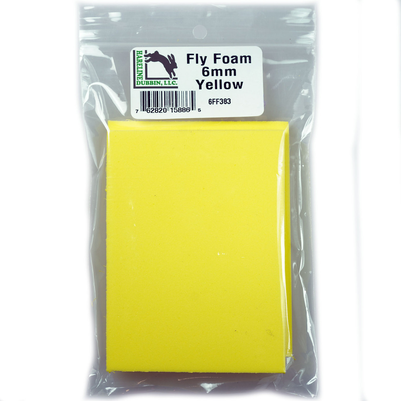Hareline 6 mm Fly Foam Yellow