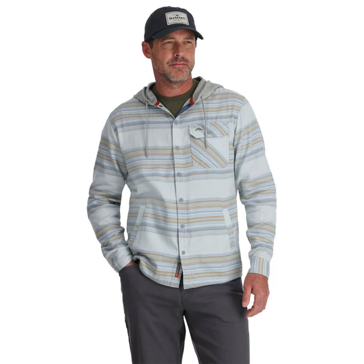 Simms Men's Santee Flannel Hoody Simms Men's Santee Flannel Hoody