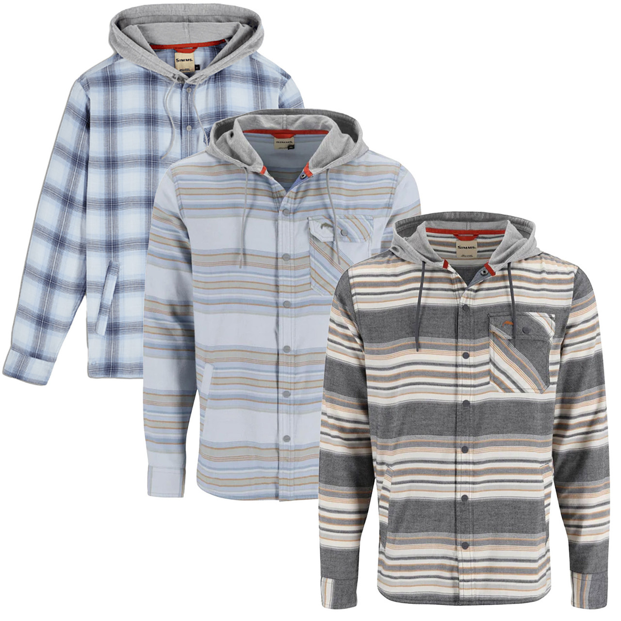 Simms Men's Santee Flannel Hoody