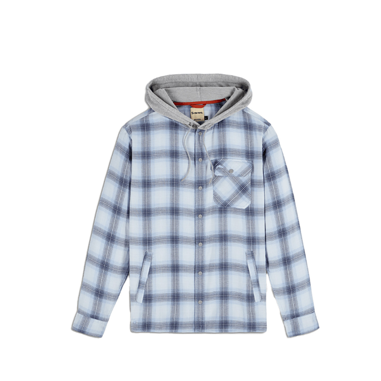 Simms Men's Santee Flannel Hoody XL Ely Plaid: Bimini