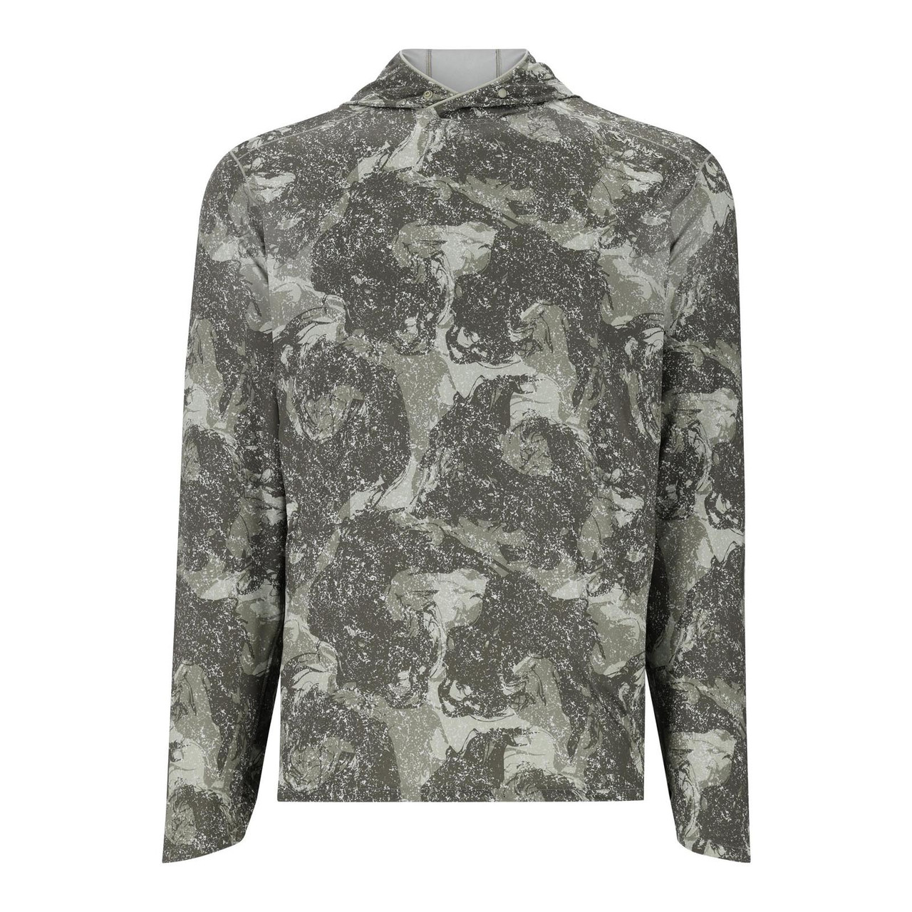 Simms Men's SolarFlex Hoody Small Back Eddy Willow