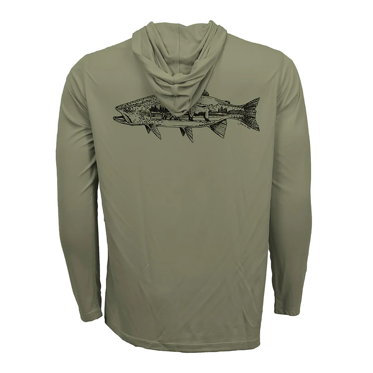 RepYourWater Men's Hoodie Sun Shirt ECO50 Large