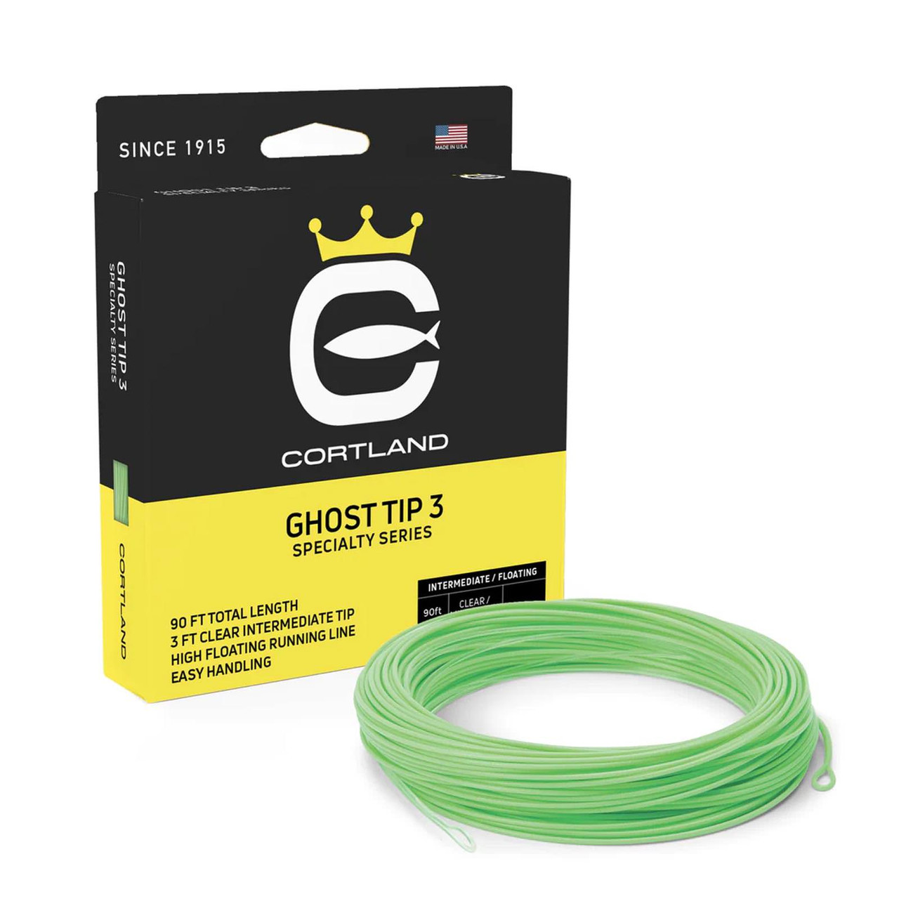 Cortland 5 ft Ghost Tip Intermediate Precision Subsurface Fly Line - view 3
