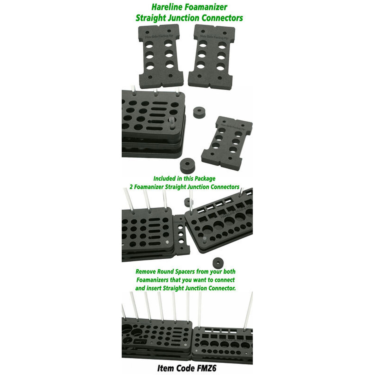 Hareline Foamanizer Junction Straight