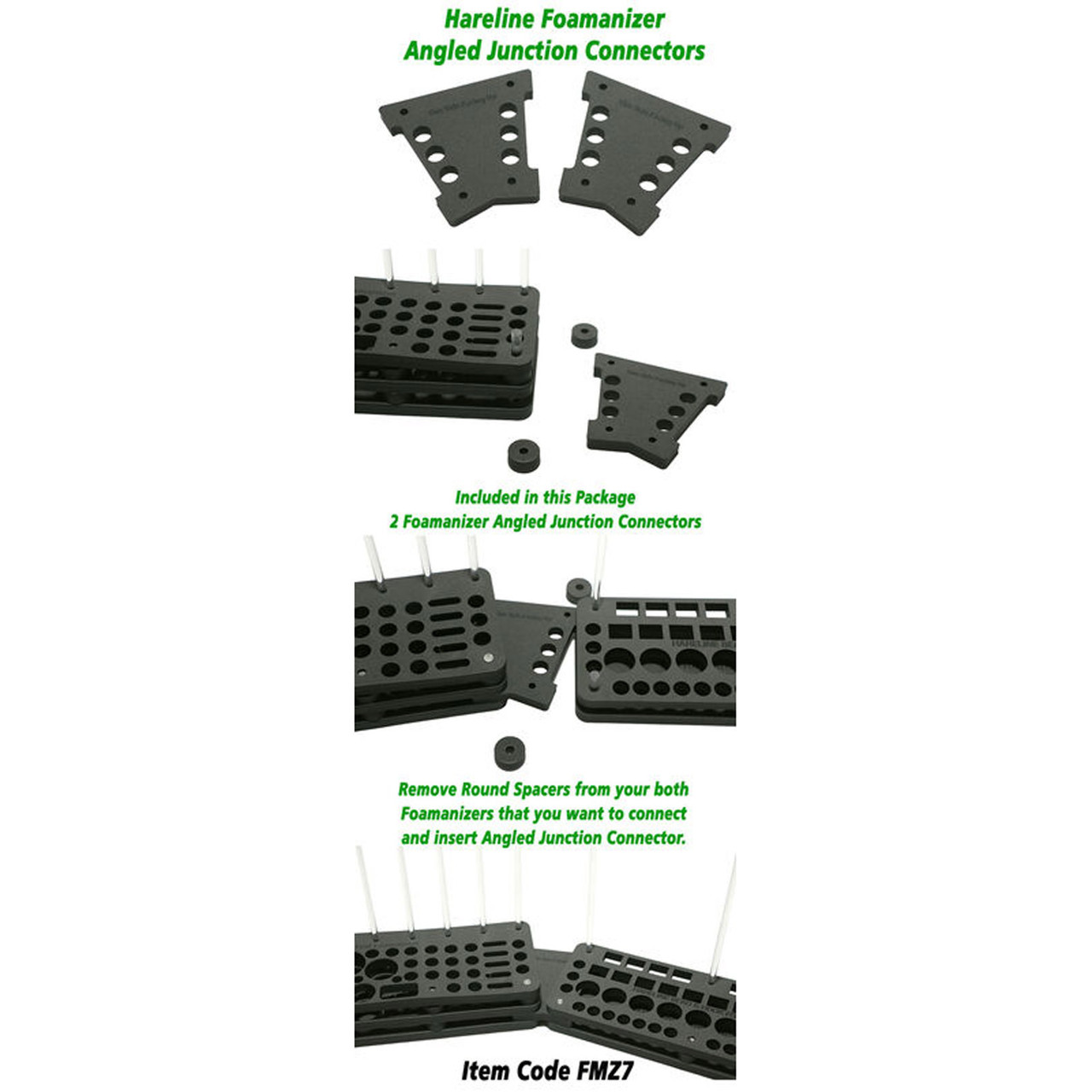 Hareline Foamanizer Junction Angled