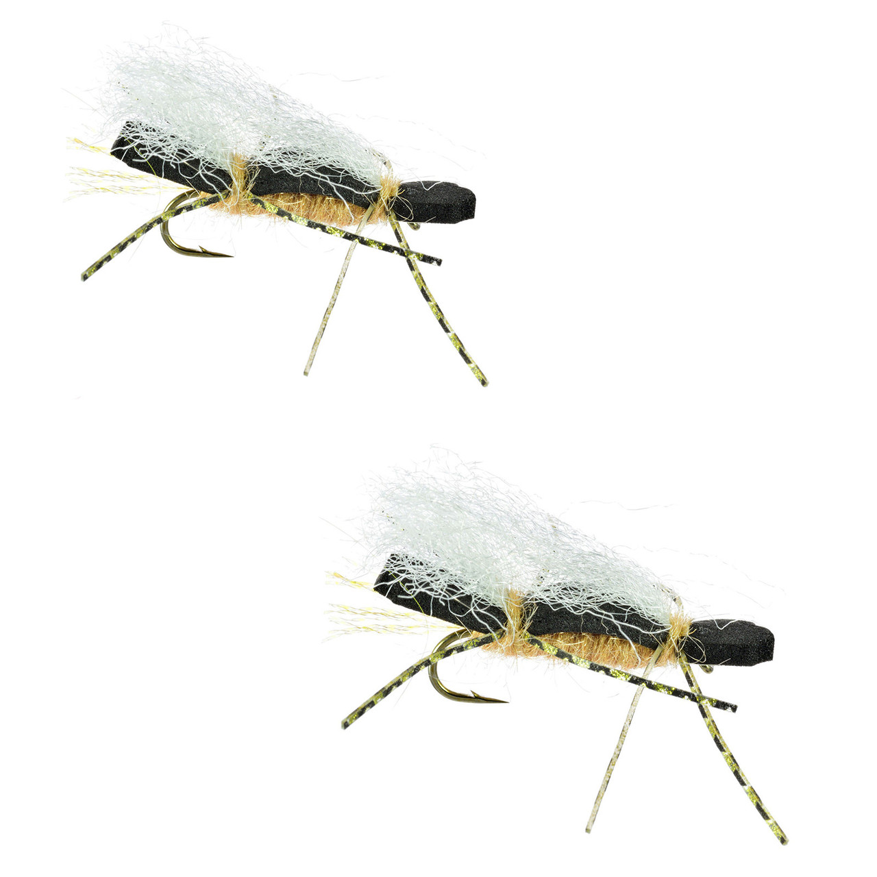 Umpqua Chubby Chernobyl Black And Tan 2 Pack