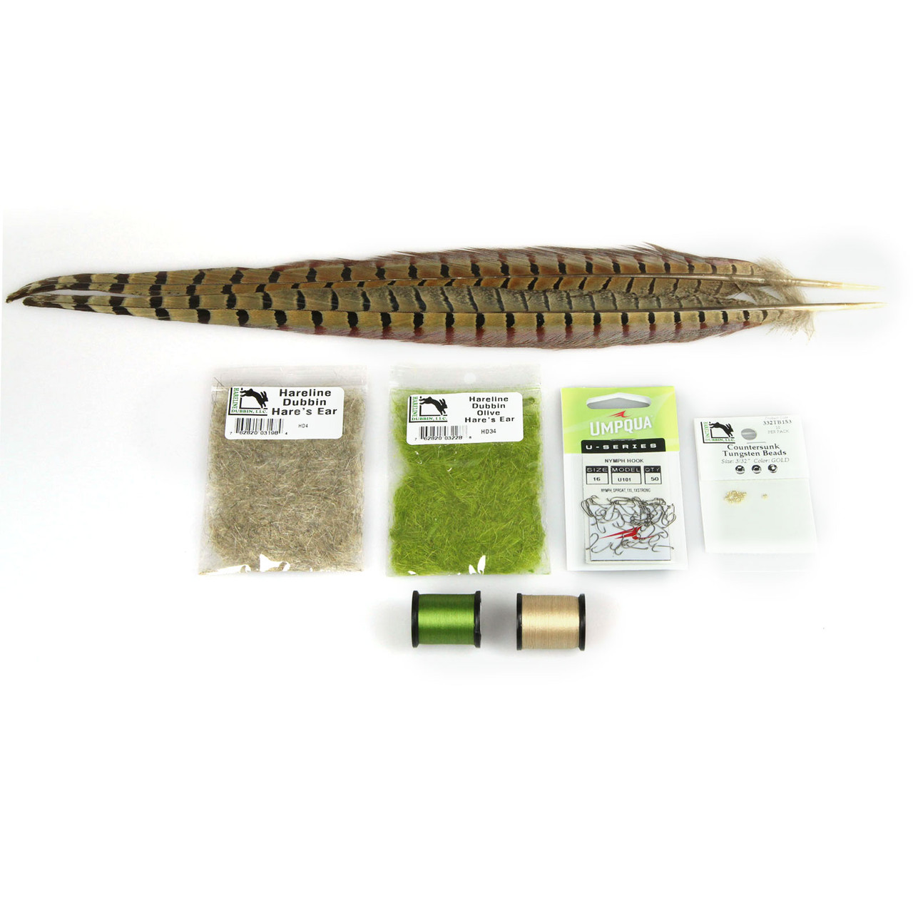 AvidMax Hare's Ear Fly Tying Pattern Materials Kit