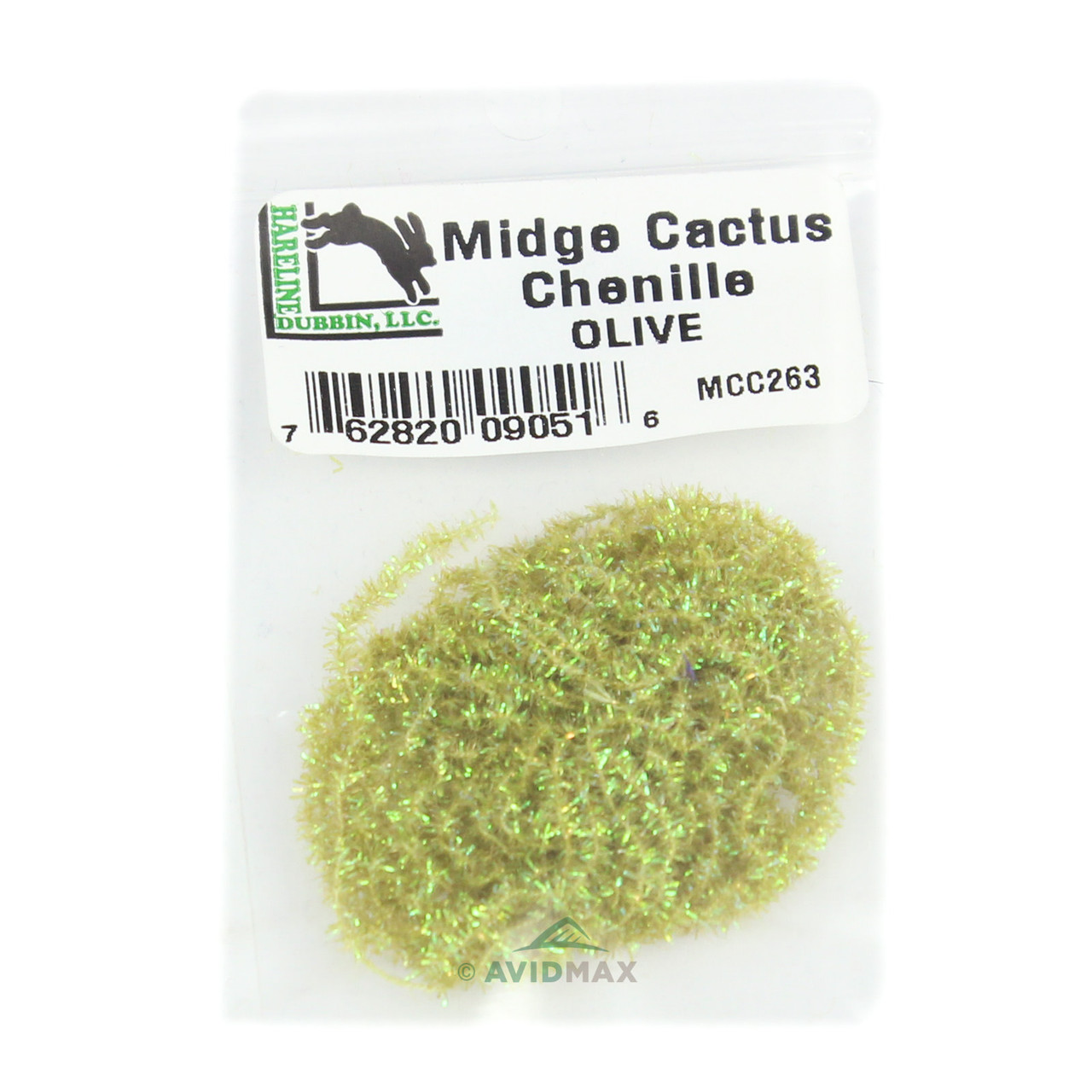 Hareline Midge Cactus Chenille Olive