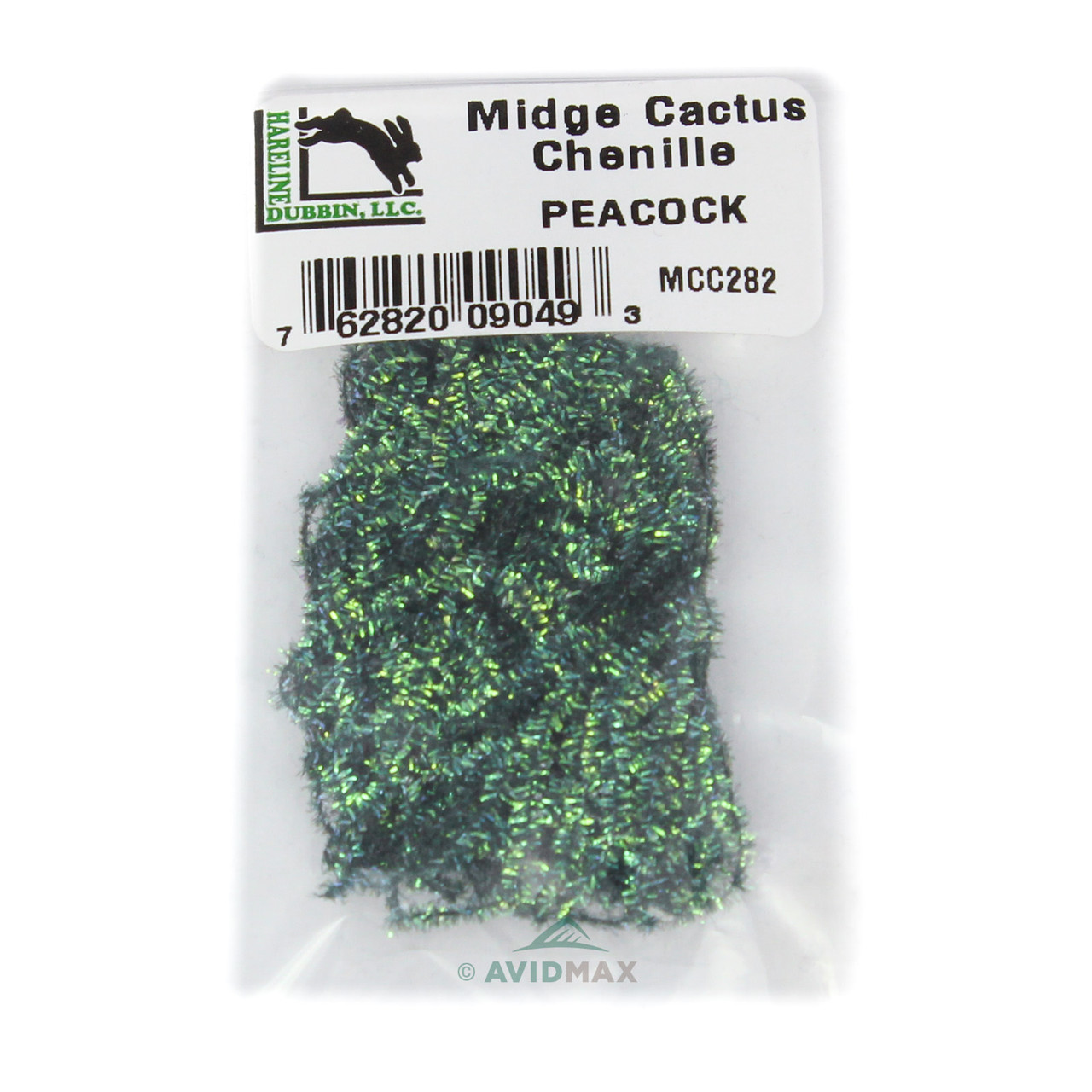 Hareline Midge Cactus Chenille Peacock