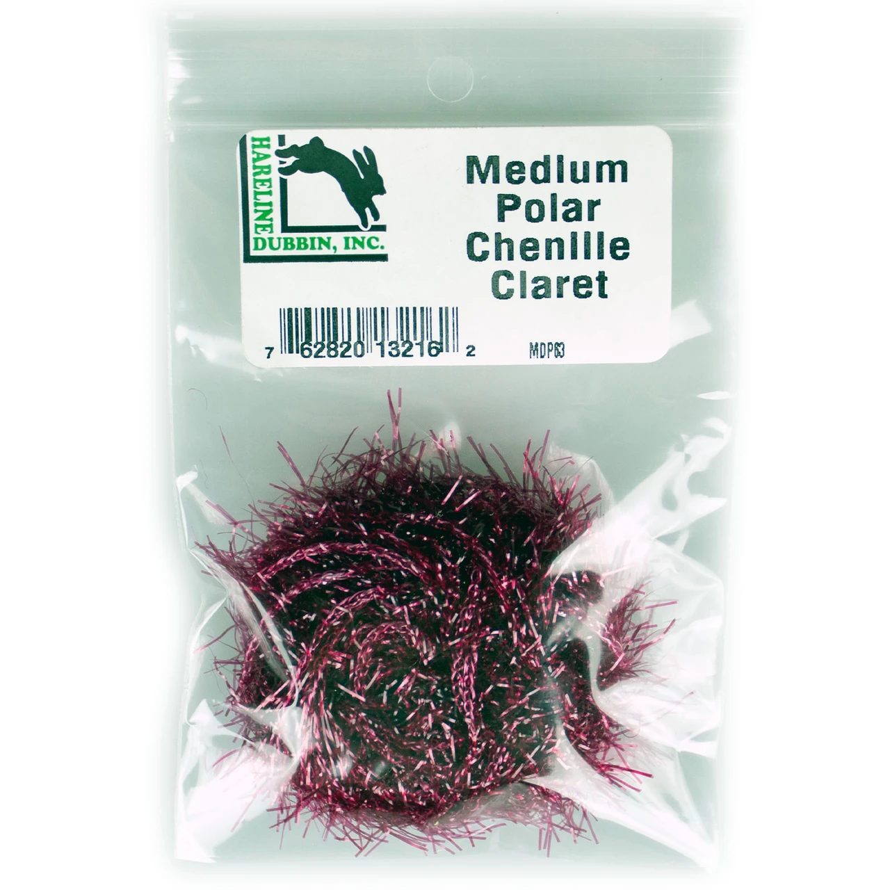 Hareline Medium Polar Chenille Claret
