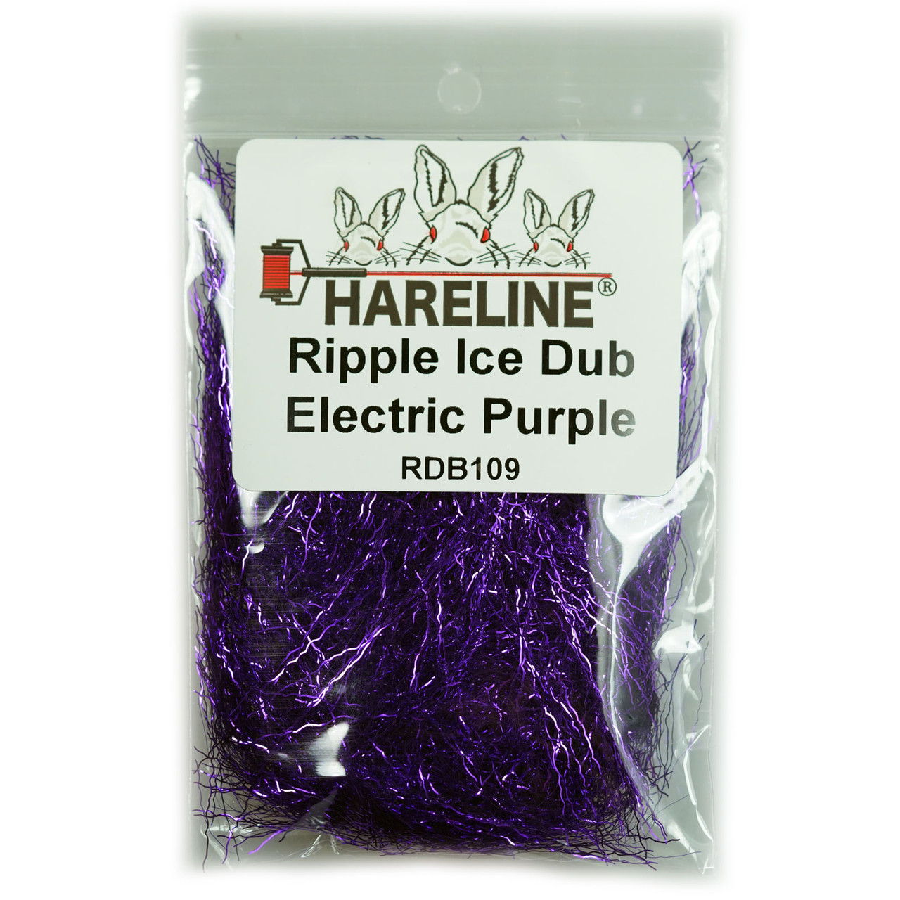 Hareline Ripple Ice Dubbing Electric Purple