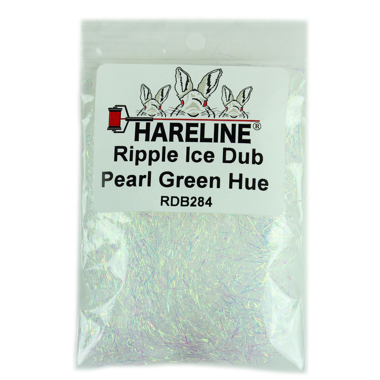 Hareline Ripple Ice Dubbing Pearl Green Hue
