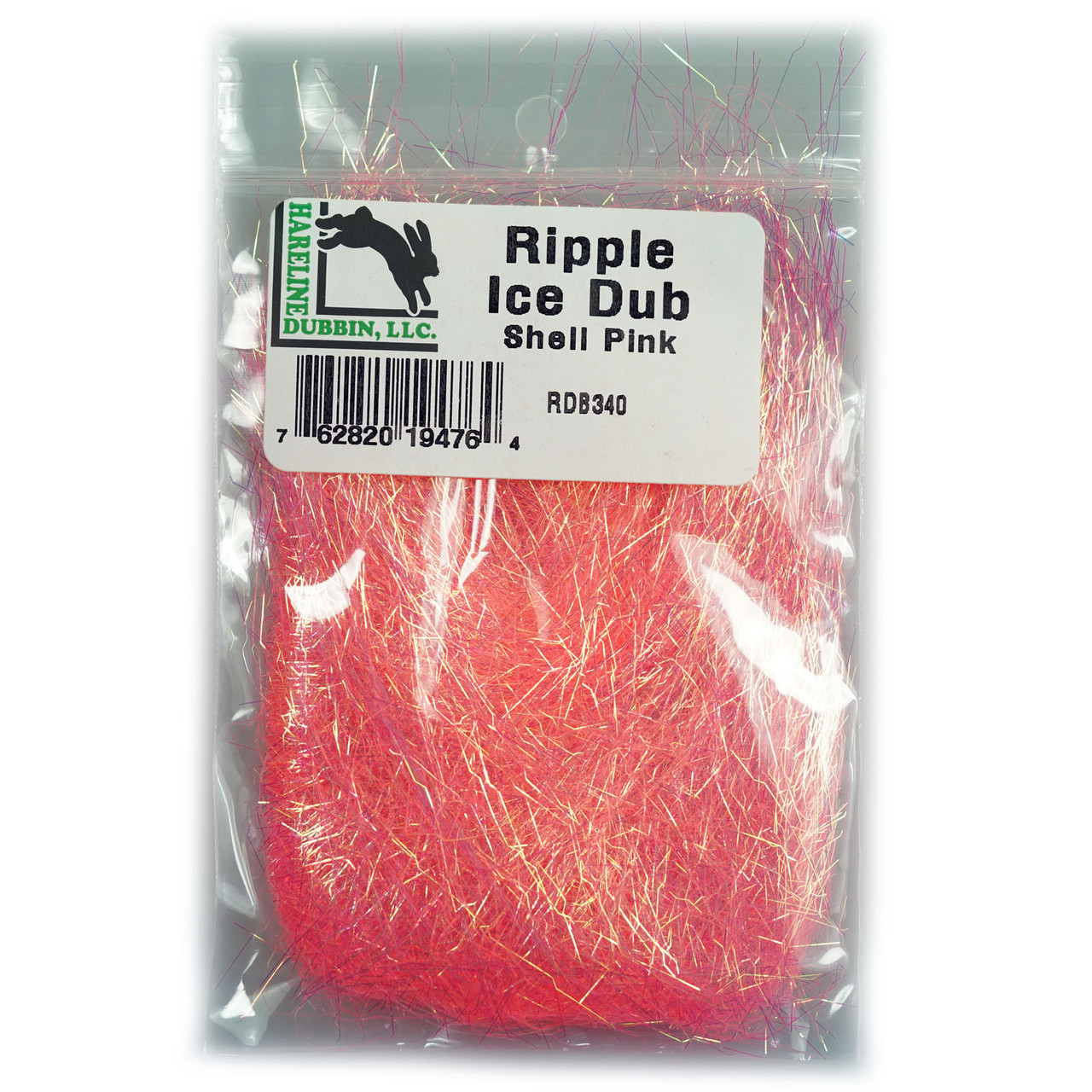 Hareline Ripple Ice Dubbing Shell Pink