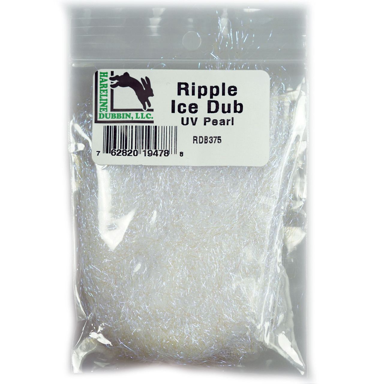 Hareline Ripple Ice Dubbing UV Pearl