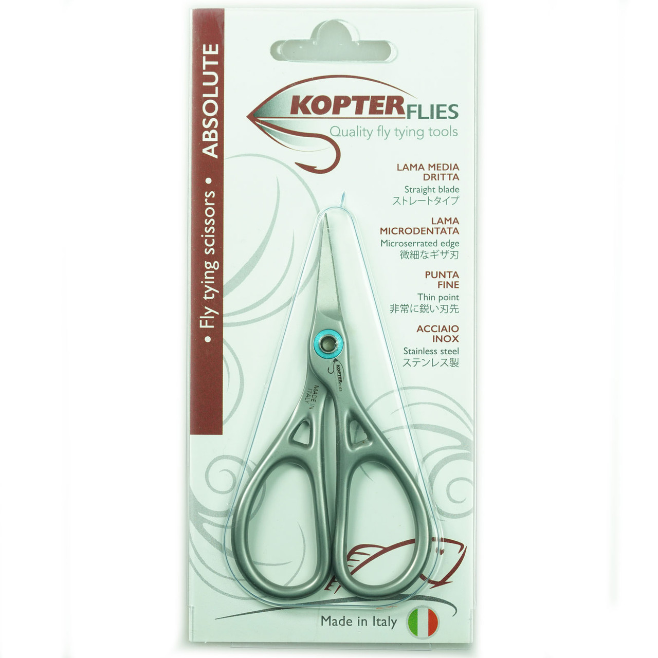 Kopter ABSOLUTE Blade Micro Serrated Edge Thin Point Scissors