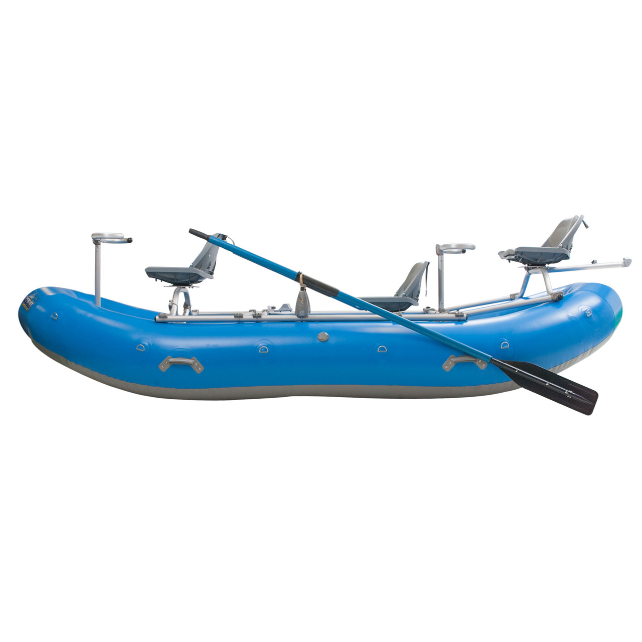 Outcast PAC 1400 Two Person Inflatable Portable Fly Fishing Boat 3 Seats