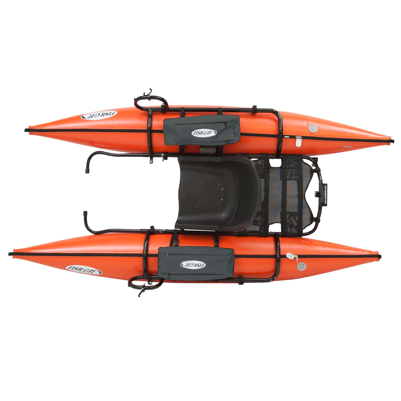 Outcast Fish Cat Streamer XL-IR Orange Fly Fishing Portable Pontoon Boat