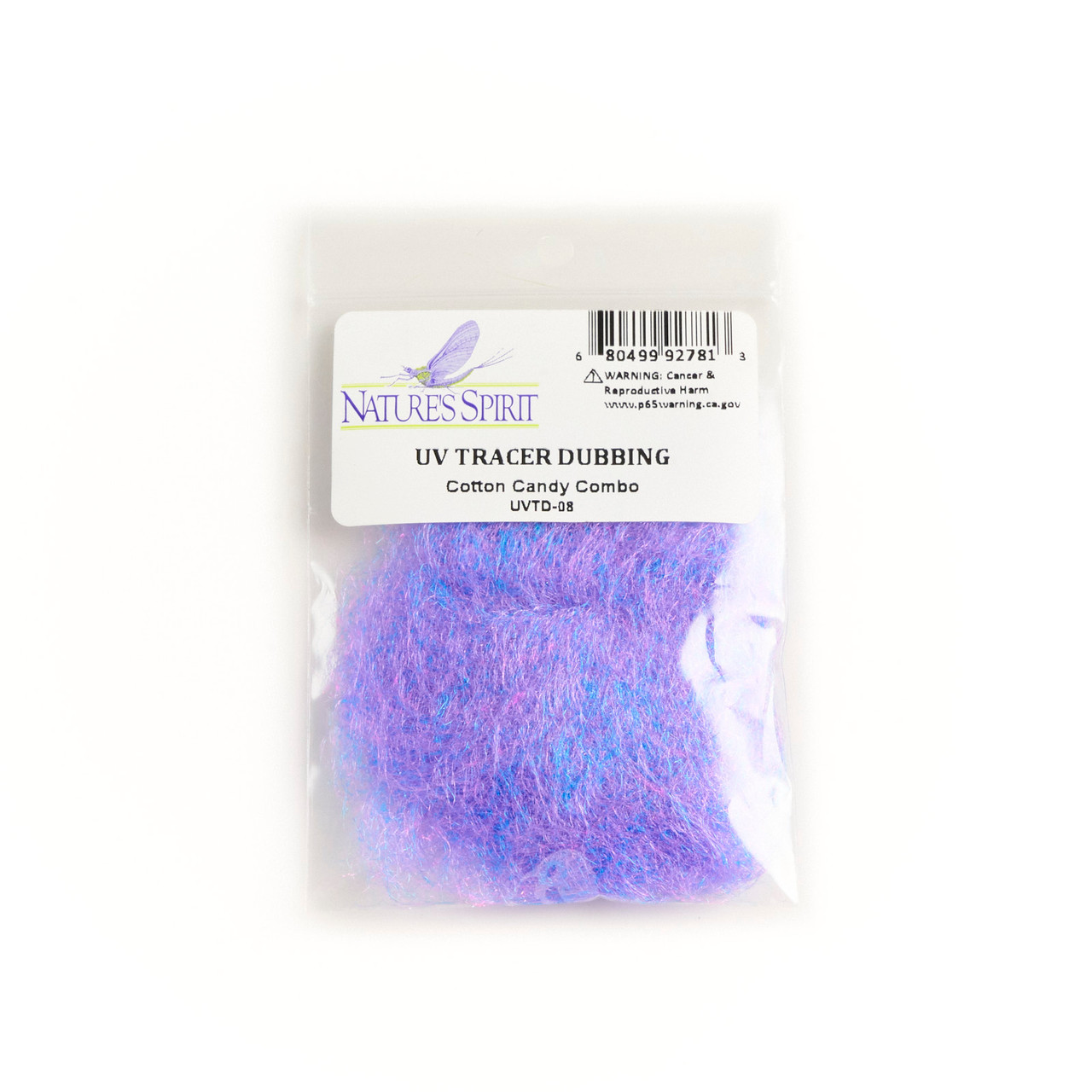 Nature's Spirit UV Tracer Dubbing Cotton Candy Combo