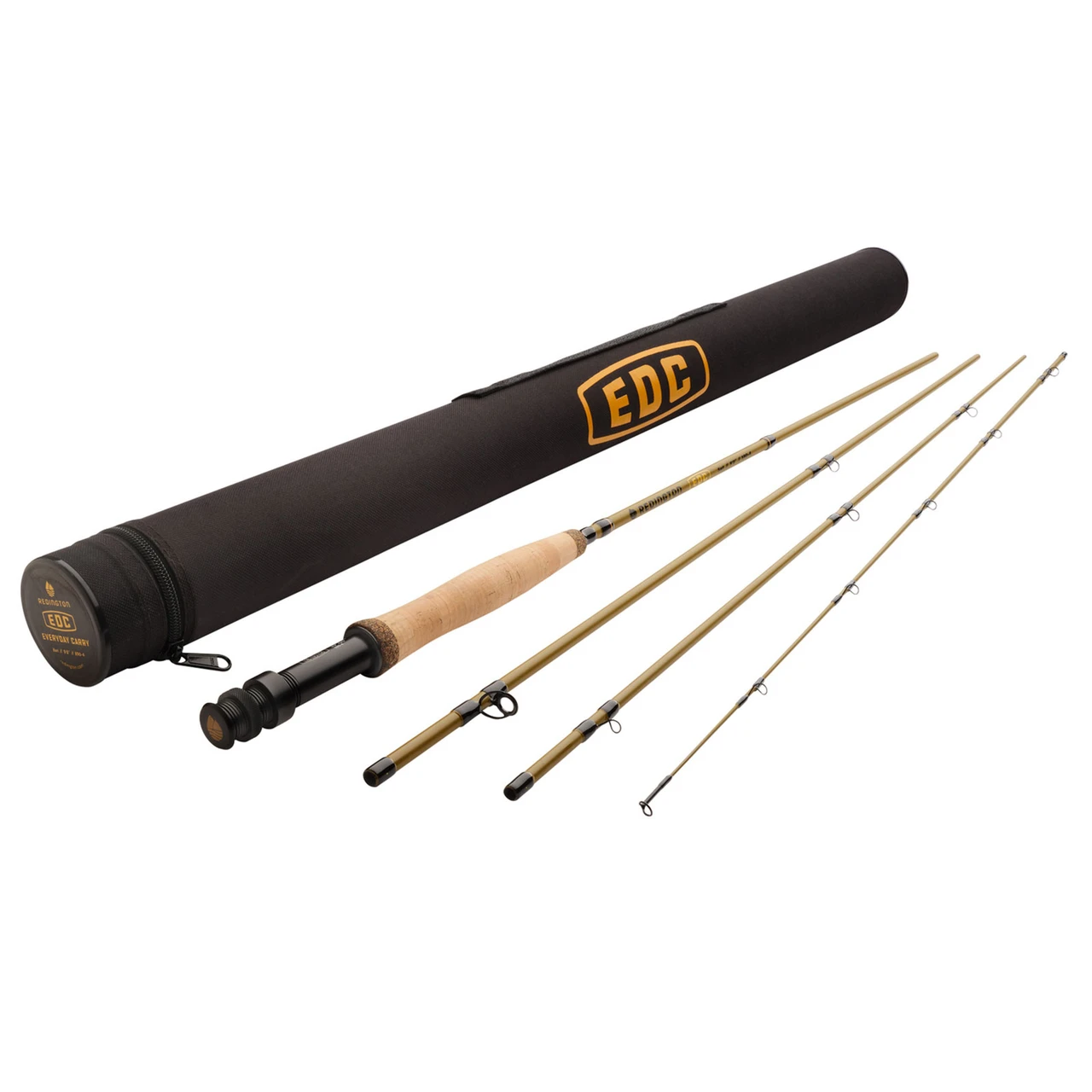 Redington EDC 4-piece fly rod with half-wells grip and rod tube