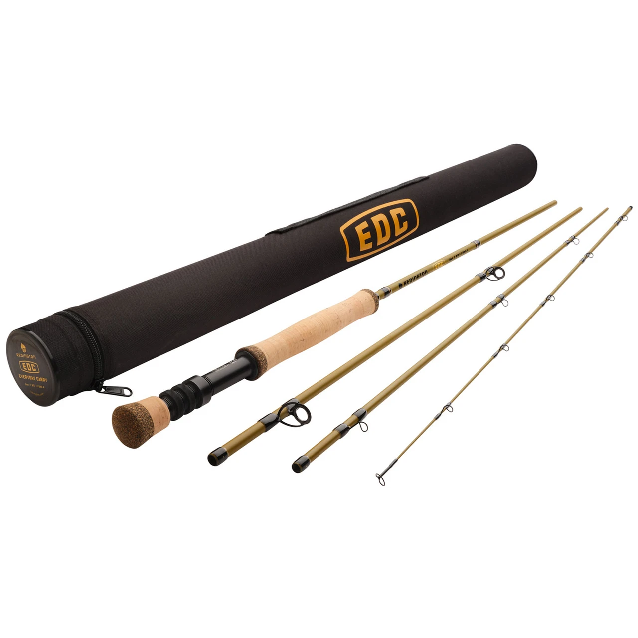 Redington EDC fly rod with fighting butt and EDC rod tube